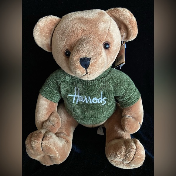 Royal Plush 10” Brown Bear w/ Harrods Knightsbridge Sweater England - Picture 2 of 8